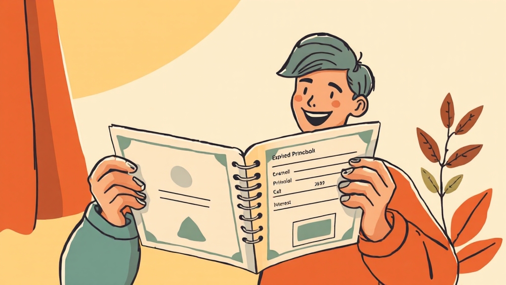 만기 해지, 수령액은 어떻게 구성될까요? (illustration 스타일)