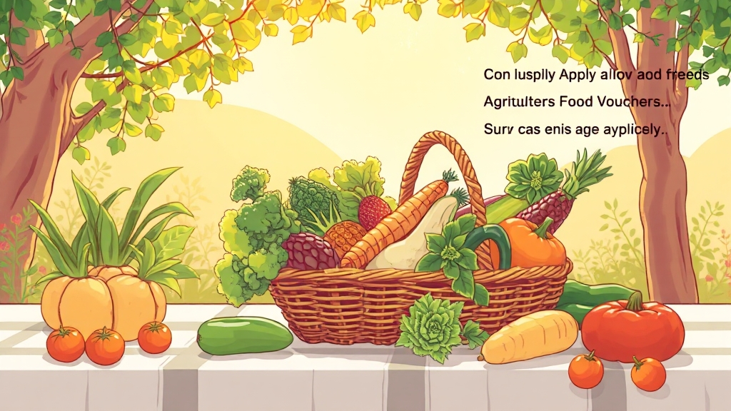 농식품바우처 총정리: 지원 조건, 신청 방법, 사용처 & 꿀팁 완벽 가이드 5 신청 방법 및 필요 서류 (illustration 스타일)