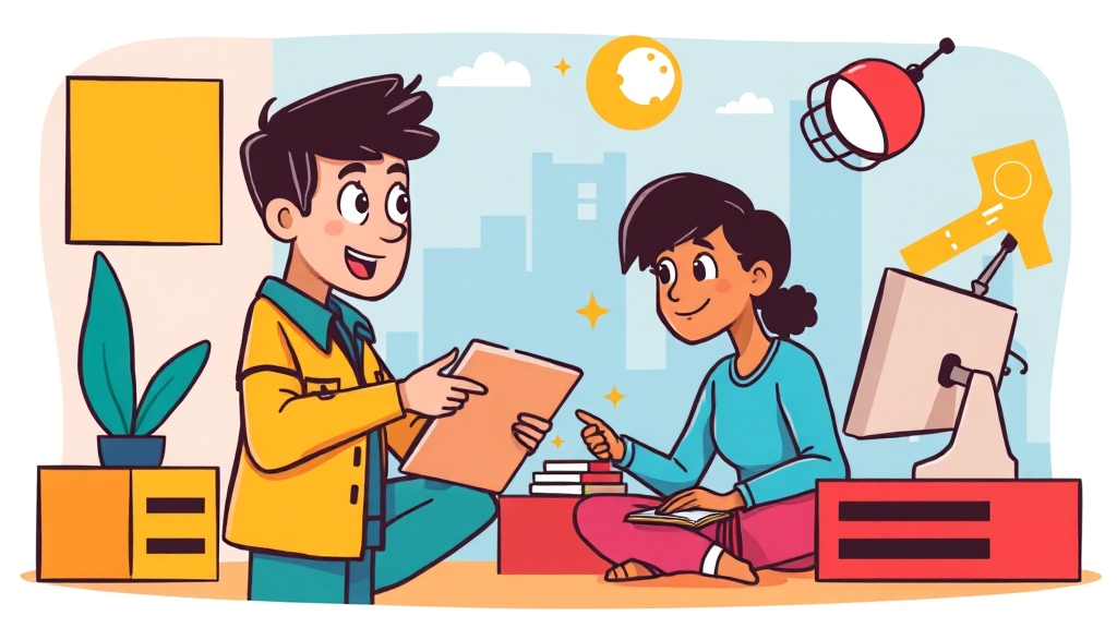 정보통신기사: 학점은행제 활용법 (cartoon 스타일)