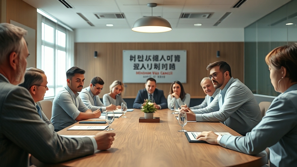 2026년 최저임금 완벽 분석: 시급, 월급 계산부터 미지급 대처까지 7 최저임금 결정 과정 (realistic 스타일)