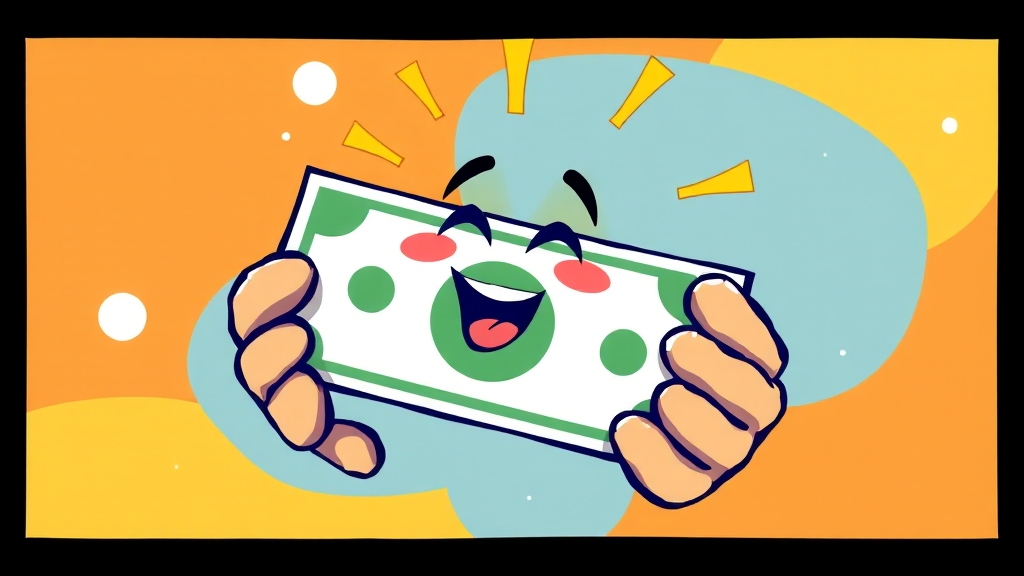 지급일 및 유의사항 (cartoon 스타일)