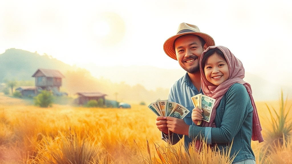 농어촌 기본소득 시범사업 완벽 분석: 대상, 조건, 금액, 효과 A to Z 2 기본소득 시범사업이란? (watercolor 스타일)