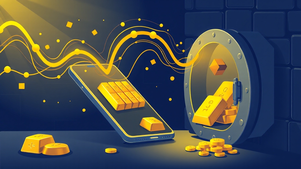 골드뱅킹의 장점은? (illustration 스타일)