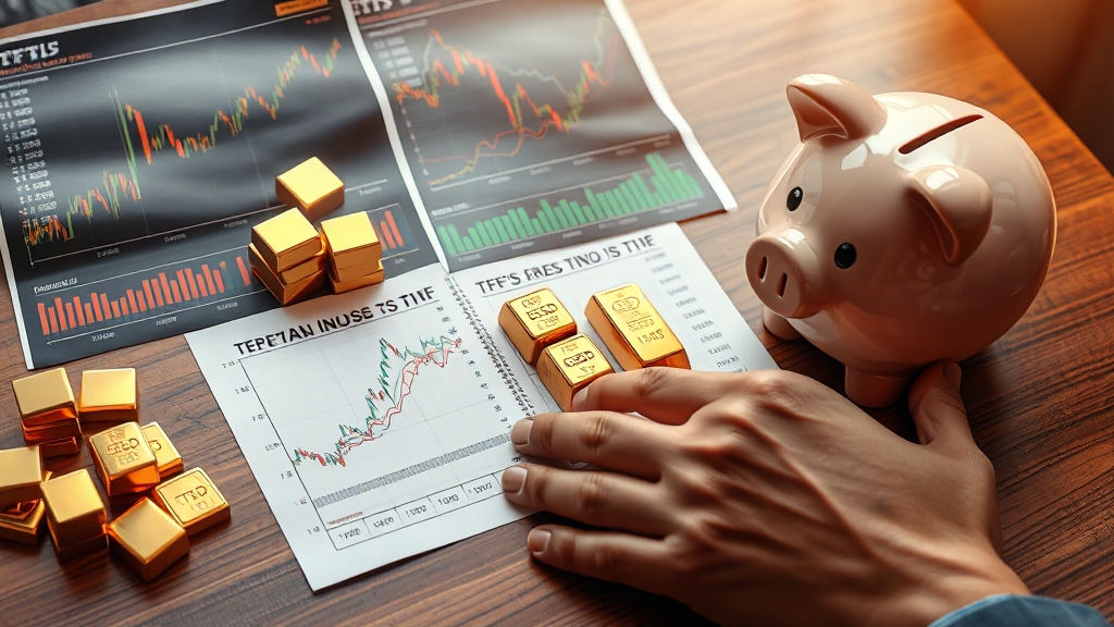 골드뱅킹 vs 금 ETF vs 실물 금 비교 (realistic 스타일)