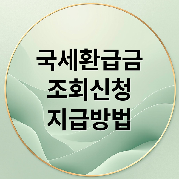 국세환급금 A to Z: 조회부터 신청, 지급일까지 완벽 가이드 (홈택스, 손택스, 토스)