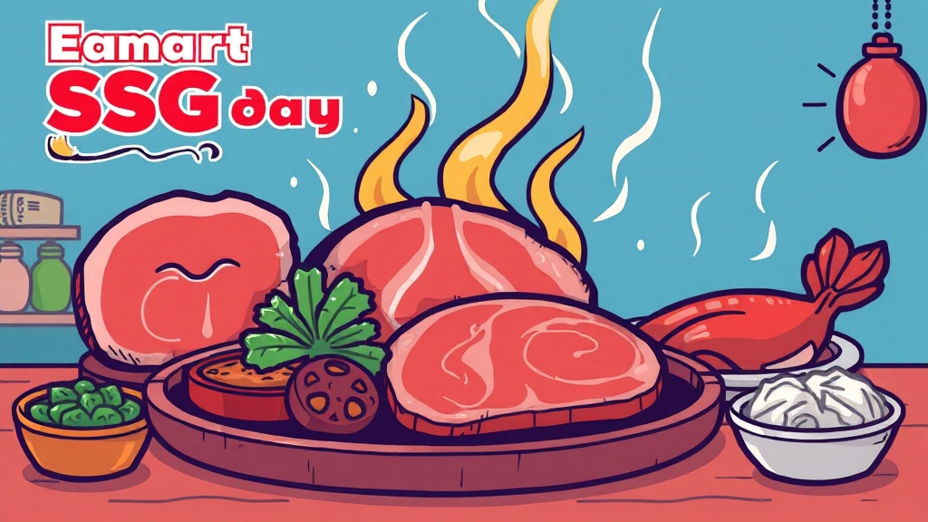 코리아세일페스타 총정리: 이마트, 롯데마트, 홈플러스 할인 & 휴무일 완벽 가이드 3 이마트 할인 정보 (cartoon 스타일)