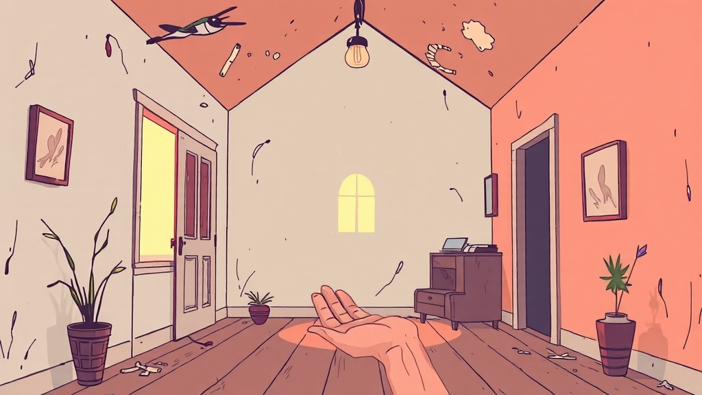 긴급 주거 지원, 어디서 살아야 할까요? (illustration 스타일)