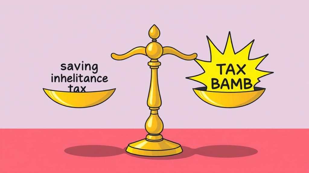 부담부증여, 장단점 비교 (cartoon 스타일)