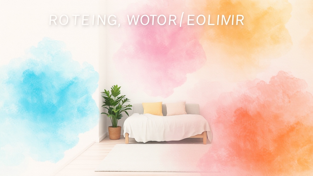 미래 주거 트렌드 변화 (watercolor 스타일)