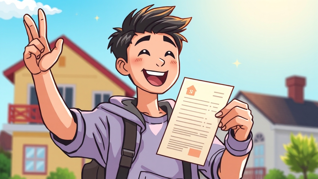 청년 전세자금대출 완벽 가이드: 조건, 한도, 금리, 2025년 변경사항 총정리 9 마무리 (cartoon 스타일)