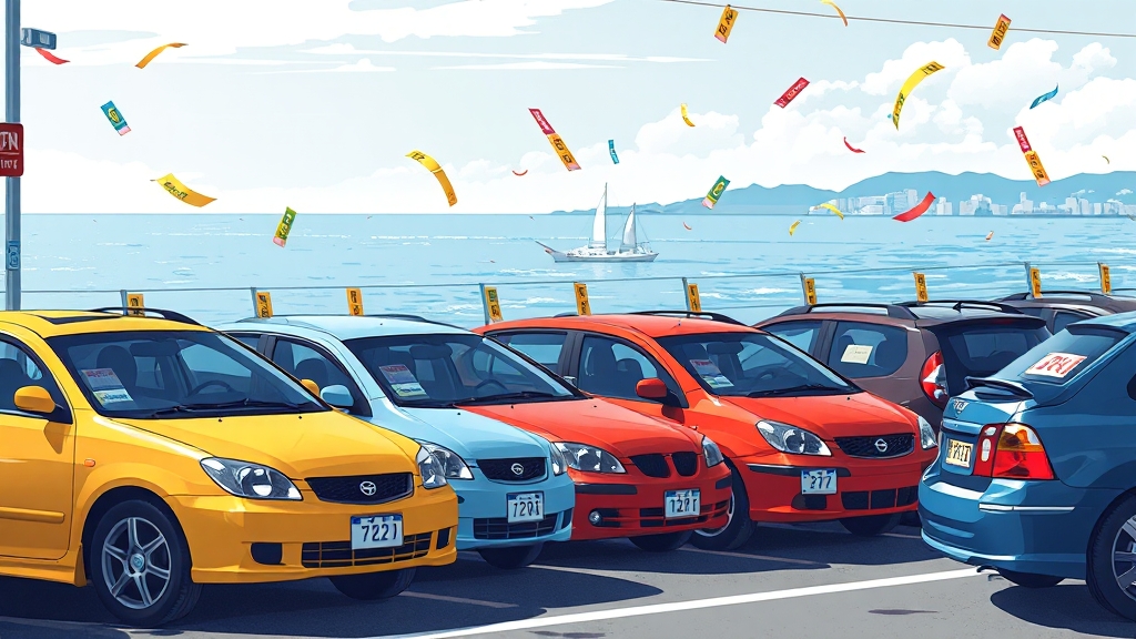 여수 중고차 완벽 가이드: 시세, 매입/판매, 직거래, 사기 예방 A to Z 2 여수 중고차 시세 개요 (illustration 스타일)