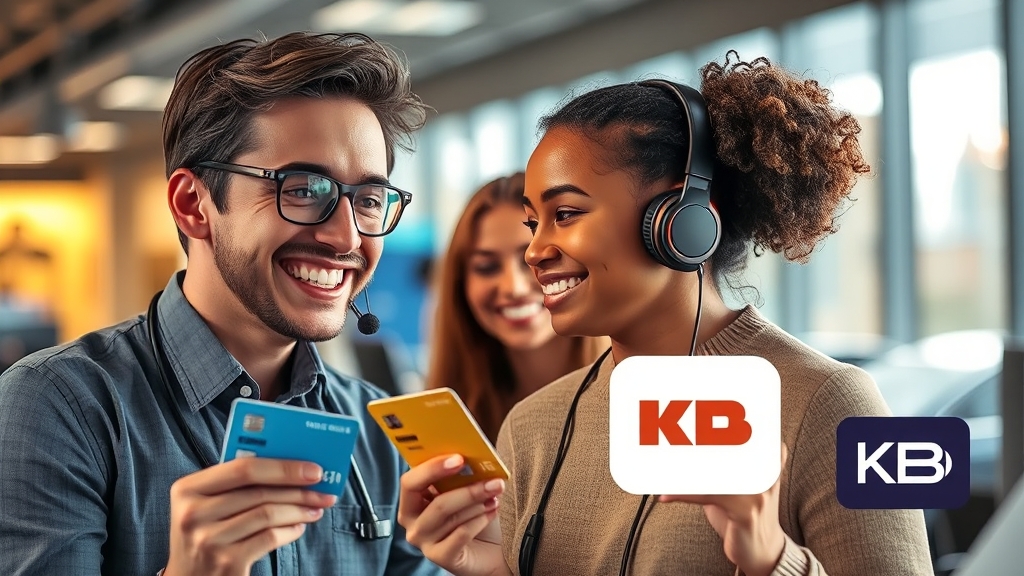 KB국민카드 완벽 활용법: 홈페이지 기능, 혜택, 포인트리 A to Z 5 KB국민카드 고객센터 안내 (realistic 스타일)