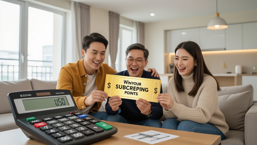 💡 청약 당첨 전략: 1순위 자격 및 가점 계산