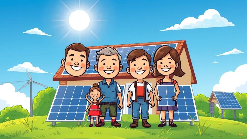 가정용 태양광 설치 A to Z: 비용, 정부 지원, 유지 관리, 수익까지! 2 왜 태양광을 설치해야 할까? (cartoon 스타일)