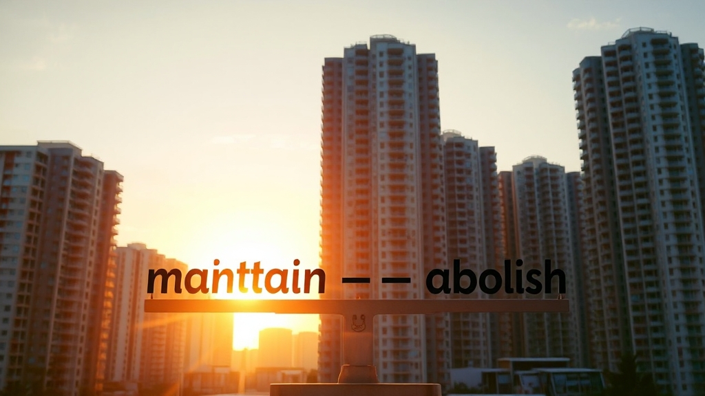 재건축 초과이익 환수제 폐지 논쟁: 시장 영향과 향후 전망 집중 분석 8 향후 전망: 유지 vs 폐지, 가능성은? (realistic 스타일)