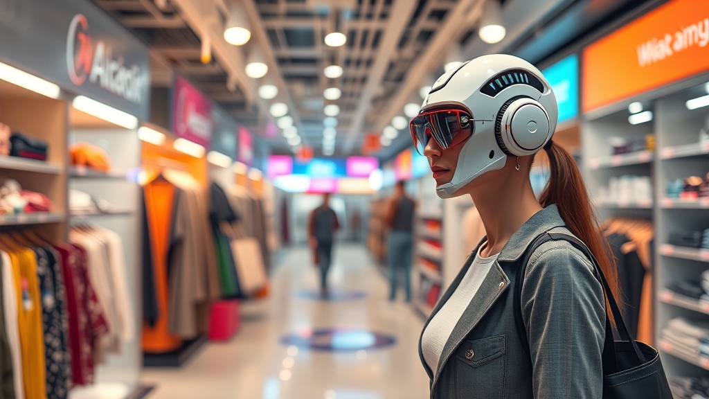 제미나이3: 구글 검색 혁신과 AI 딥서치, 쇼핑의 미래를 열다 8 AI 시대, 쇼핑의 변화 (realistic 스타일)