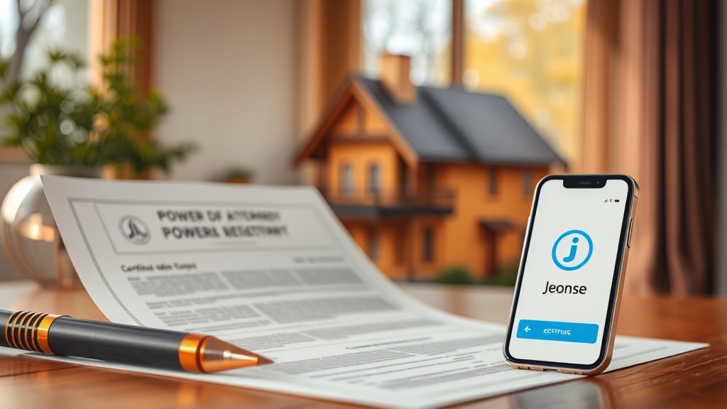 안전한 계약: 집주인 신원 & 대리 계약 확인 (realistic 스타일)