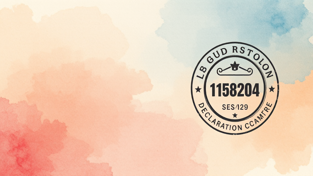 계약 후 안심: 전입신고 & 확정일자 (watercolor 스타일)