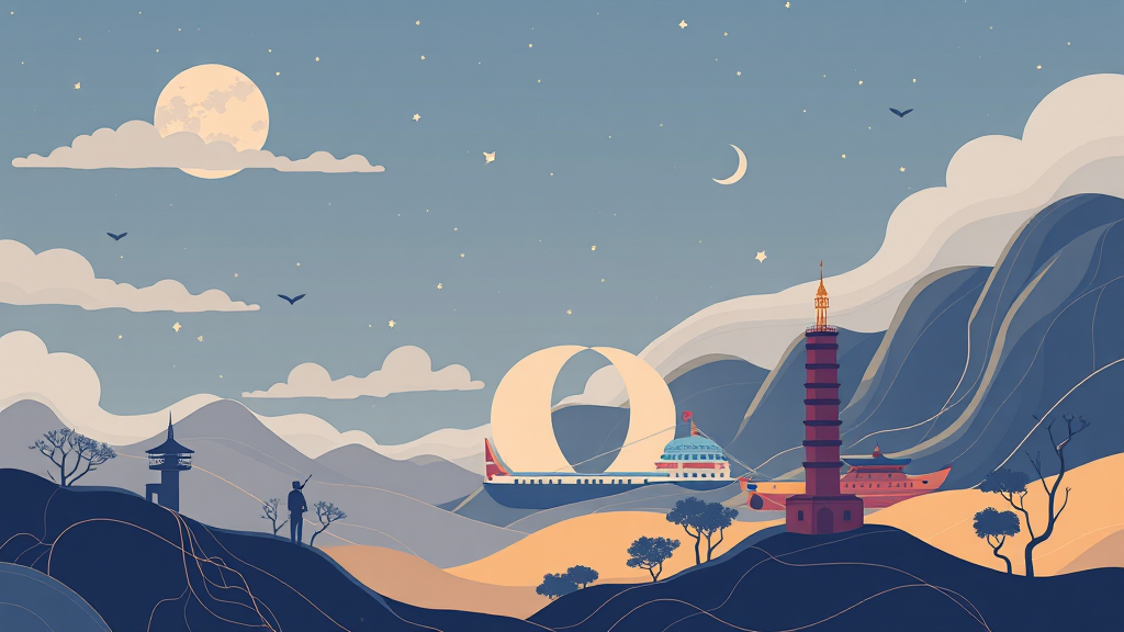 합병 가능성 및 투자 유의 사항 (illustration 스타일)