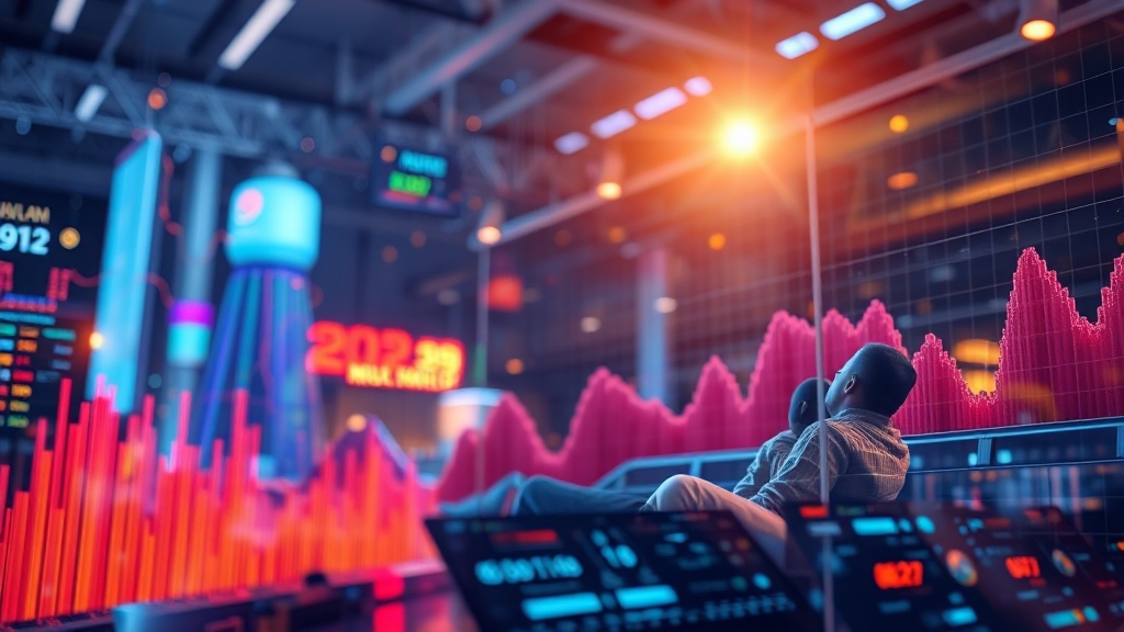 가상화폐 시장 영향 및 미래 전망 (realistic 스타일)