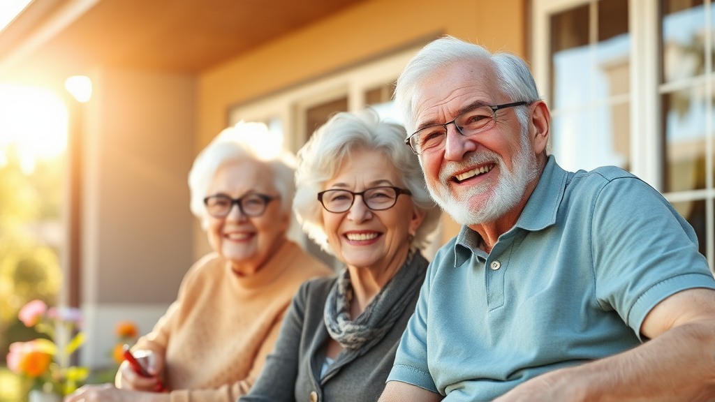 고령자 복지주택이란? (realistic 스타일)