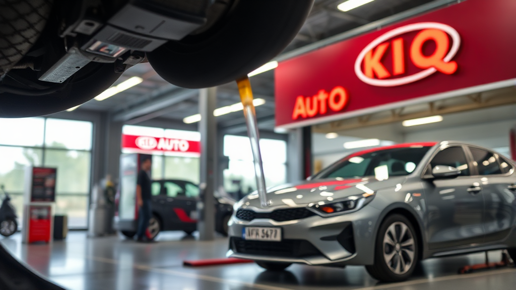 기아 오토큐 완벽 가이드: 서비스, 예약, 보증, 문제 해결 A to Z 2 오토큐 서비스 안내 (realistic 스타일)