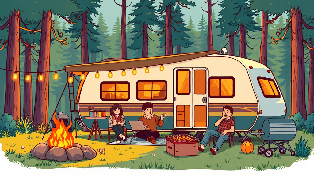 오시유 숙박 시설 종류 및 특징 (illustration 스타일)