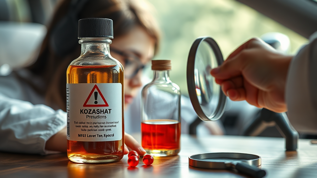 코자아 멜라토닌 음료: 효과, 섭취 방법, 주의사항 완벽 분석! 7 코자아, 주의사항은? (realistic 스타일)