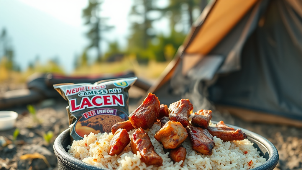 캠핑 반합 활용법, 밥 & 라면 & 특별 요리 (realistic 스타일)