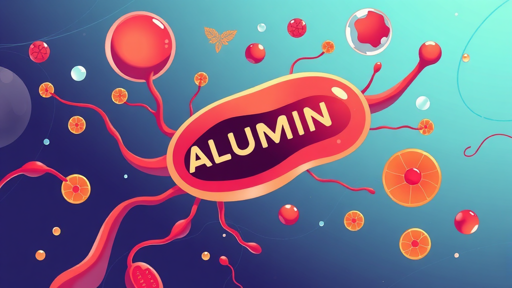 호관원 알부민 A to Z: 효능, 성분, 섭취법, 가격, 부작용 완벽 분석 3 알부민, 왜 중요할까요? (illustration 스타일)