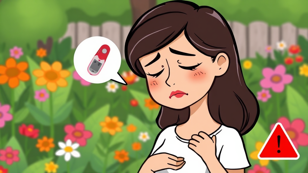 파비플로라 추출물 관련 부작용 및 주의사항 (cartoon 스타일)