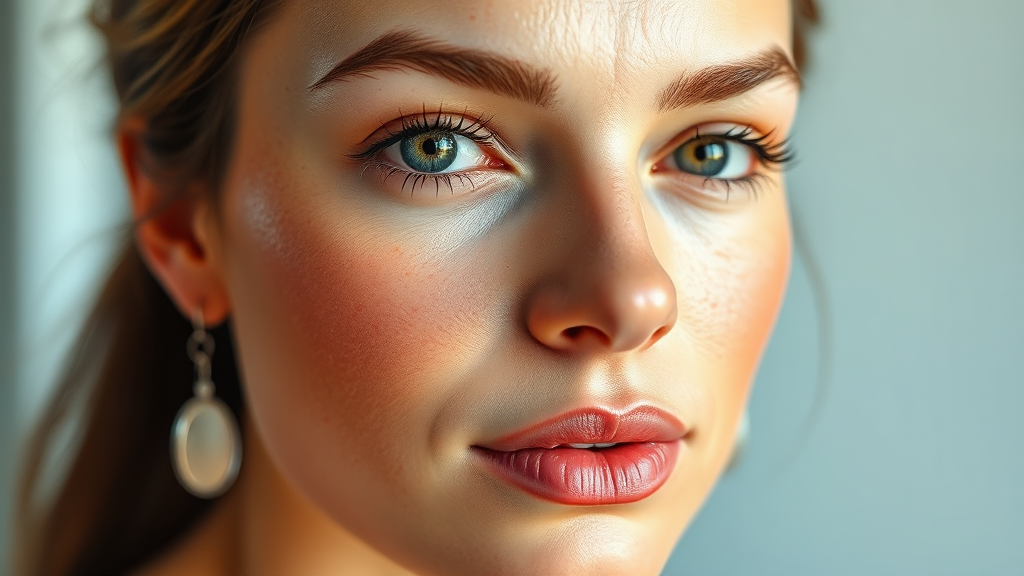 주요 성분 및 효능 분석 (realistic 스타일)