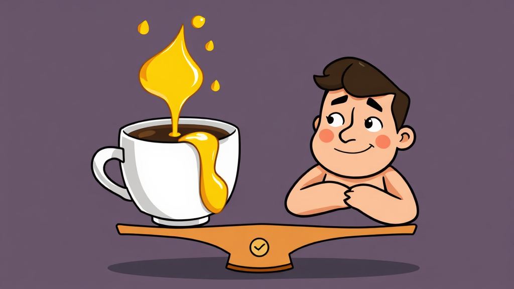 기버터 효능 총정리: 섭취법, 부작용, 다이어트 효과, 오해와 진실 7 기버터, 다이어트에 도움이 될까? (cartoon 스타일)