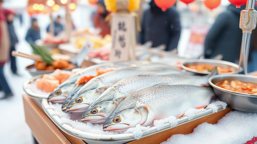 맛있는 먹거리 정보 (watercolor 스타일)