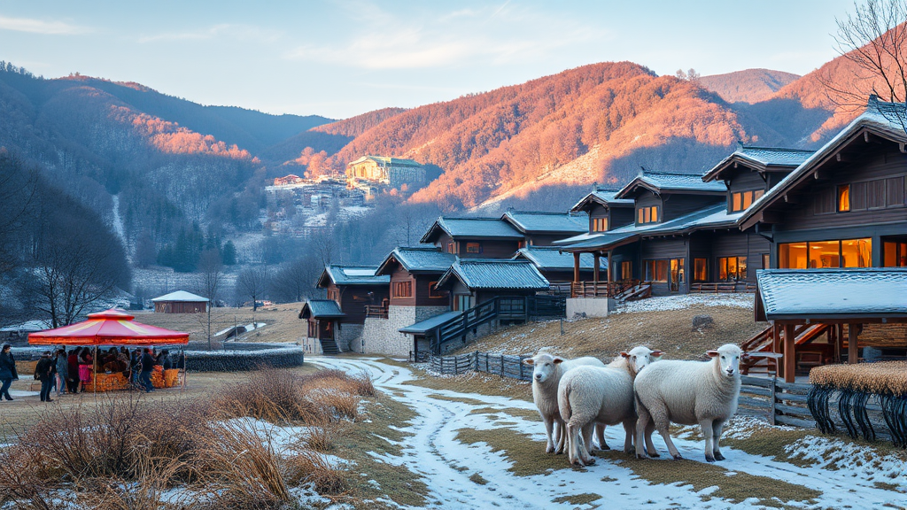 주변 여행 정보 (realistic 스타일)