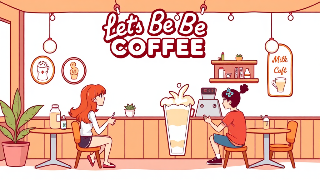 레쓰비 밀크커피 완전 분석: 맛, 성분, 출시 배경, 종류별 비교 & 추천 5 레쓰비 밀크커피 출시 배경 (cartoon 스타일)