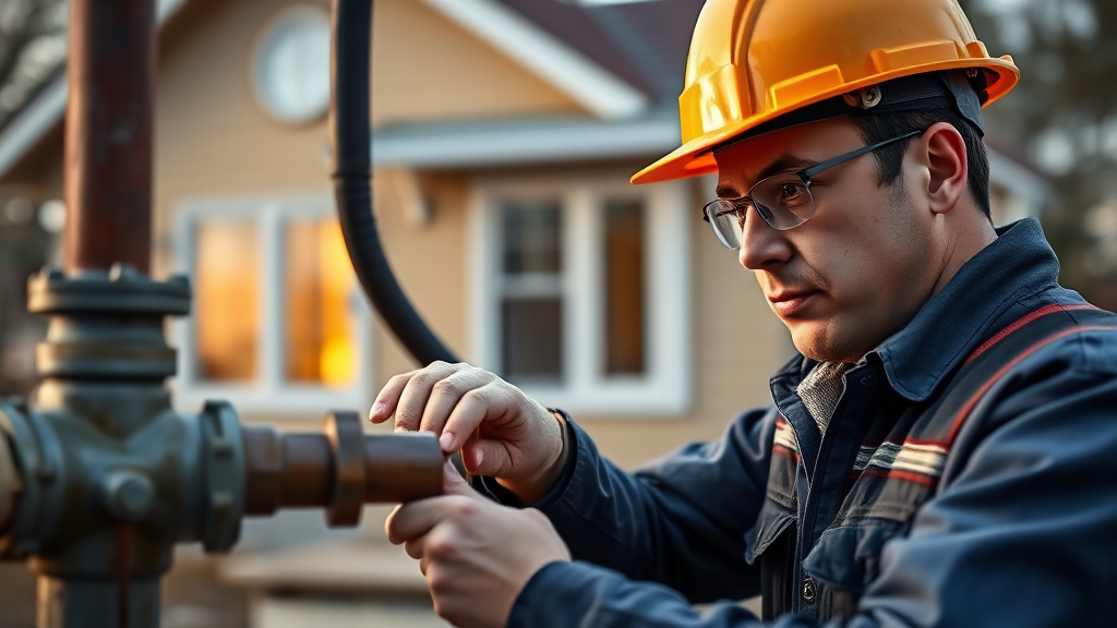 우리 집 도시가스 시공 & 교체 정보 (realistic 스타일)