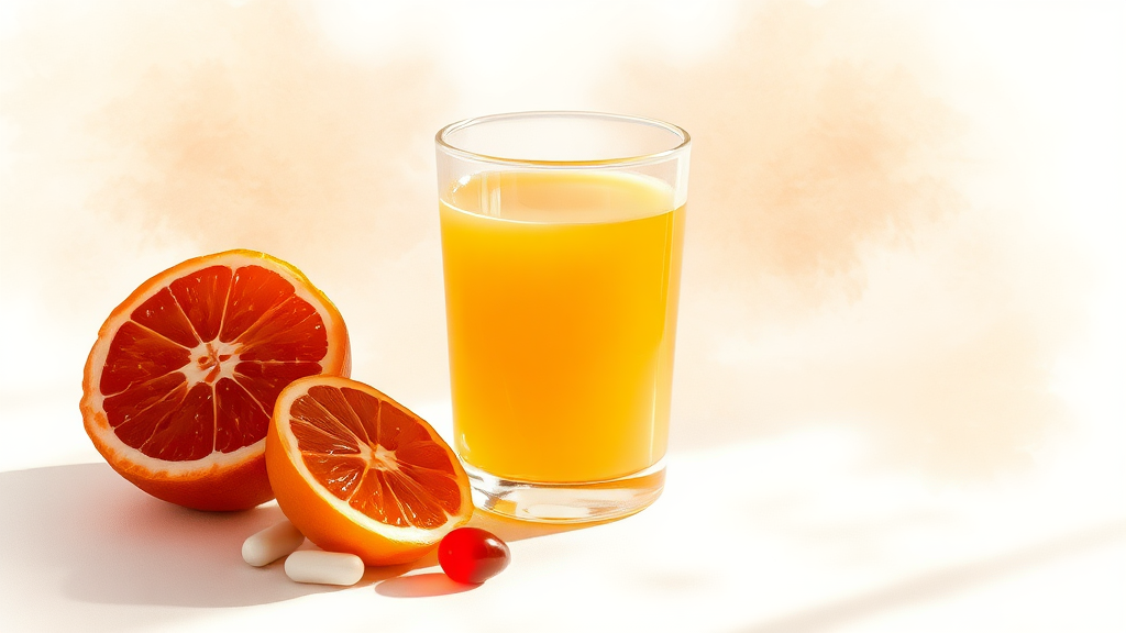 마이해빗 철분제 A to Z: 성분, 효능, 복용법, 부작용, 효과 총정리 7 철분 흡수율 높이는 방법 (watercolor 스타일)