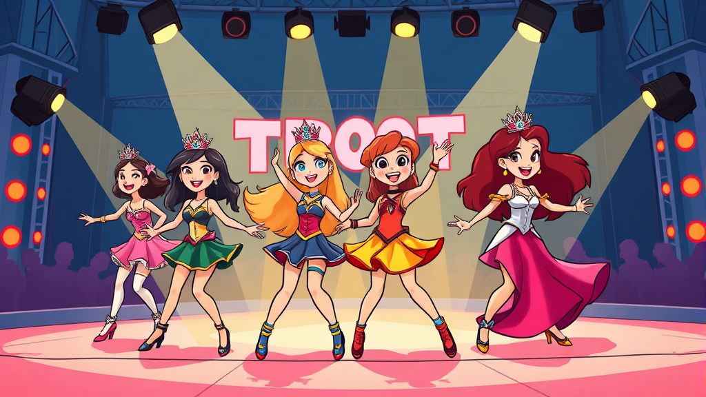 미스트롯4, 3회 예고! (cartoon 스타일)