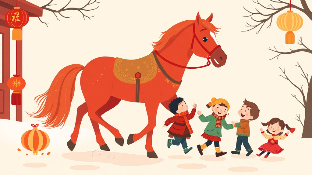 2026년 병오년 새해 인사 완벽 가이드: 상황별 센스있는 문구 모음 3 가족에게 따뜻한 새해 인사를 (illustration 스타일)