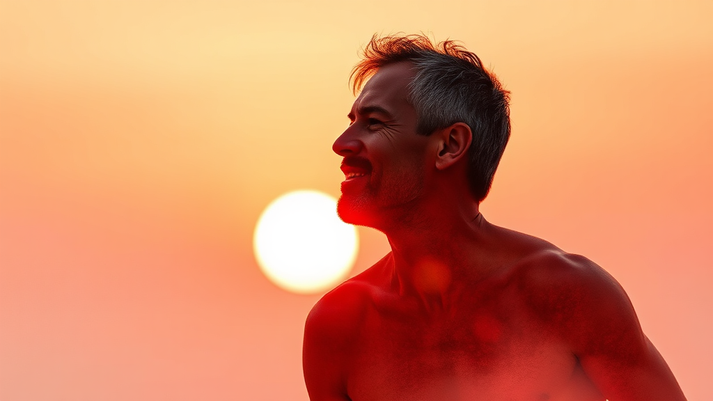 남성 갱년기, 나도 해당될까? (watercolor 스타일)