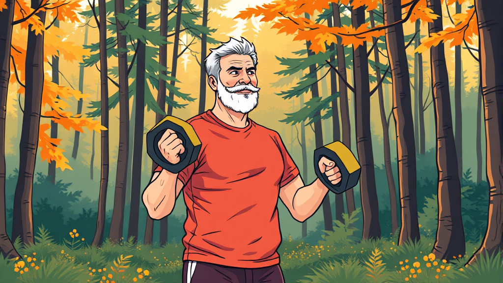 생활 습관 및 치료법으로 극복! (illustration 스타일)