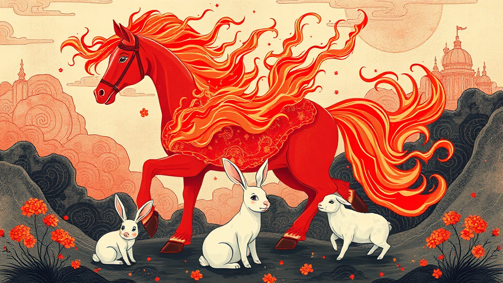 2026년 삼재띠는 누구일까요? (illustration 스타일)