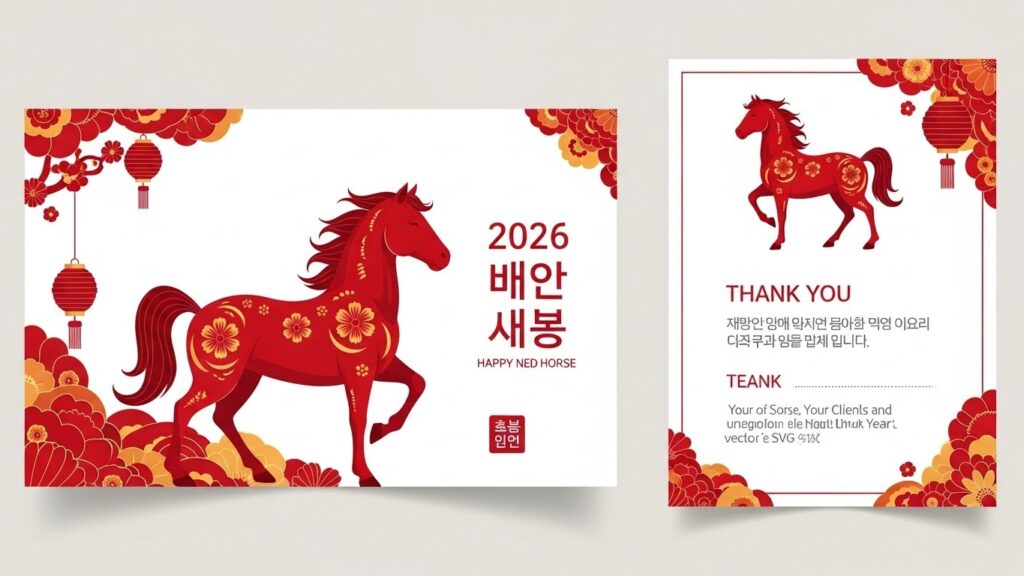 연하장 발송 및 사용 팁