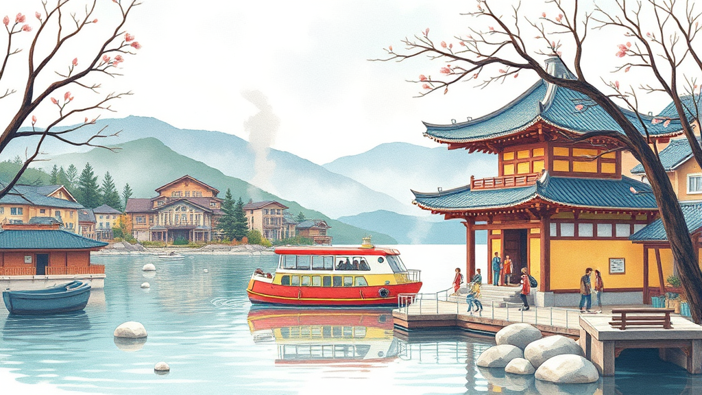 충주 유원재 완벽 가이드: 객실, 온천, 예약 꿀팁 & 주변 관광 A to Z 8 주변 관광 정보 (illustration 스타일)