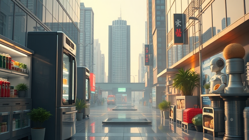 AI 기술 발전: 에이전트 AI, 온디바이스 AI (realistic 스타일)