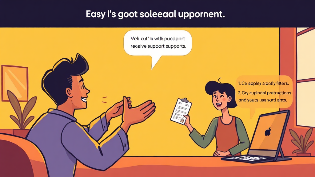 신청 방법 및 자격 조건 (cartoon 스타일)