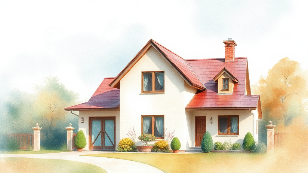 청년주택드림 디딤돌대출 A to Z: 자격, 한도, 금리, 신청 완벽 가이드 5 주택 조건 확인 (watercolor 스타일)