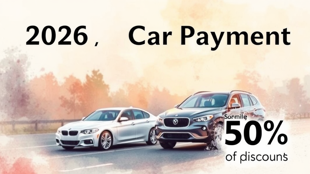 2026 자동차세 연납: 혜택, 기간, 신청 방법 완벽 가이드 (절세 꿀팁) 3 2026년 연납 기간 및 할인율 (watercolor 스타일)