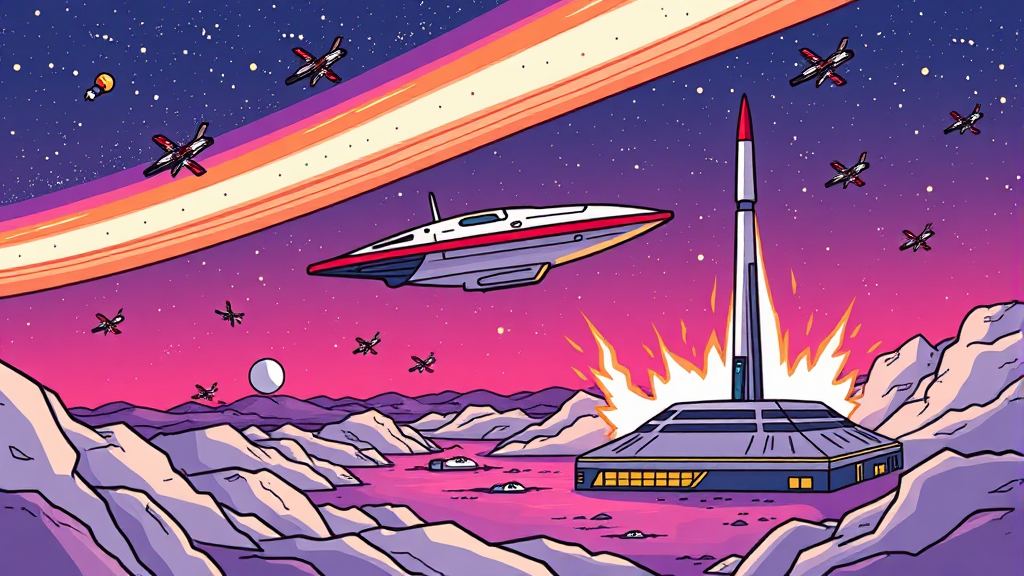 스페이스X 투자 A to Z: 상장 전망, 방법, 리스크, 국내 기업 분석 3 스페이스X 기업 가치 전망 (cartoon 스타일)